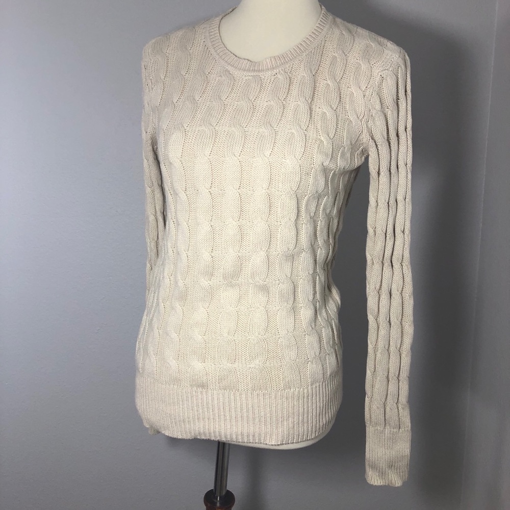 Gap Ribbed Sweater Pull Over {Tan} - Picture 2 of 5